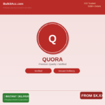 Buy Quora Accounts – USA | Email Verified | Aged 2023