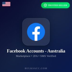 Buy Facebook Accounts - Australia | Marketplace | 2FA | SMS Verified | Email Verified