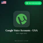 Buy Google Voice Accounts – USA | 2FA | Aged 2022