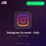 Buy Instagram Accounts – Italy | SMS Verified