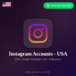 Buy Instagram Accounts – USA | 2FA | Email Verified | 50+ Followers