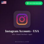 Buy Instagram Accounts – USA | 2FA | Email Verified | Aged | 50-100 Followers