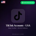 Buy TikTok Accounts – USA | Email Verified | 100-250 Followers