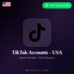 Buy TikTok Accounts – USA | Email Verified | 250 Followers