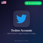 Buy Twitter Accounts | SMS Verified | Email Verified | Cookies