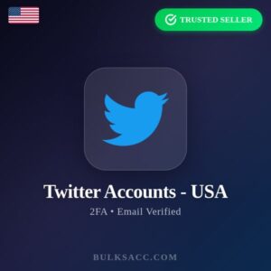 Buy Twitter Accounts - USA | 2FA | Email Verified