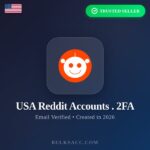Buy USA Reddit Accounts . 2FA | Email Verified | Created in 2026