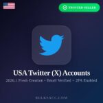 Buy USA Twitter (X) Accounts | 2026.1 Fresh Creation | Email Verified + 2FA Enabled