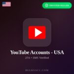 Buy YouTube Accounts – USA | 2FA | SMS Verified