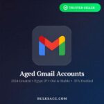 Aged Gmail Accounts | Created 2024 | 2FA Enabled | Old & Stable | Egypt IP Registered