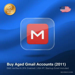 Buy Aged Gmail Accounts (2011) – SMS Verified & 2FA Enabled