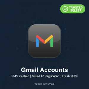 Gmail Accounts | SMS Verified | Mixed IP Registered | Fresh 2026